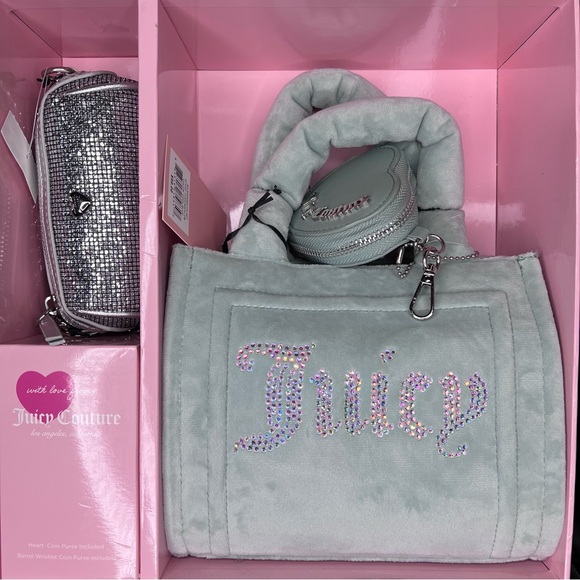 Juicy Couture Cool Blue green 3 piece Set NIB NWT Gift set - Picture 2 of 4